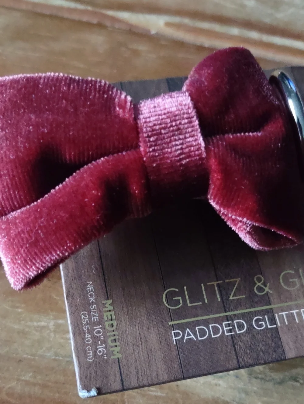 Doghaus Medium Glitz & Glam Velvet Bow